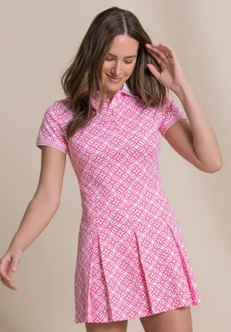 Isabelle Printed Polo Active Dress